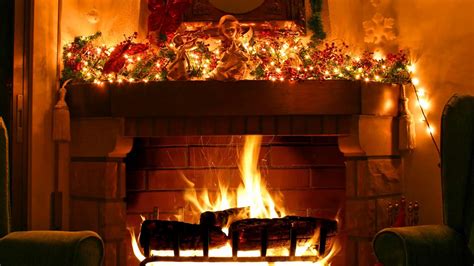 christmas fireplace  wallpapers wallpaper cave