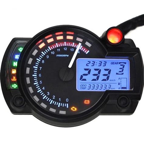 rpm universal motorcycle digital speedometer odometer tachometer kmh china gps