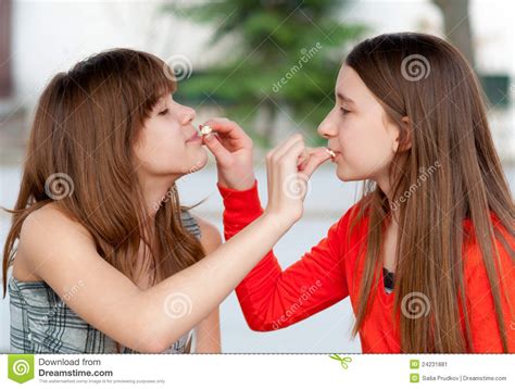Two Girls Eating Eachother