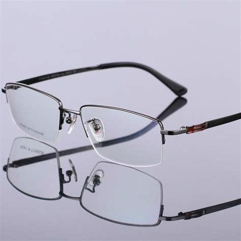 viodream 100 pure titanium high quality semi rimless glasses frames