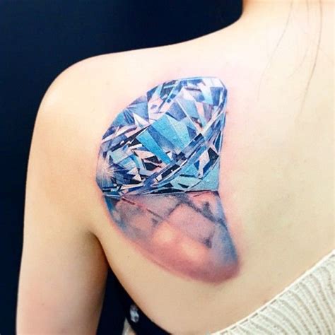 diamond tattoo designs  meanings styles  life