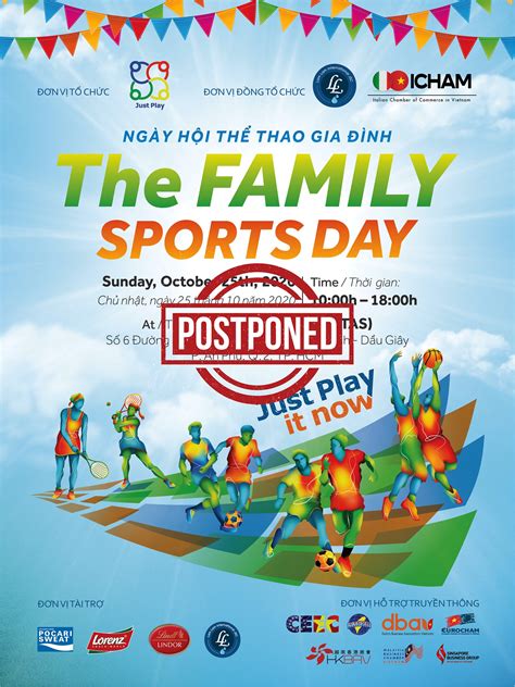 postponed  family sports day italian chamber  commerce  vietnam