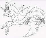 Coloring Pages Hippocampus Mythology sketch template