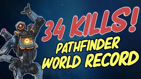 34 Kill Pathfinder World Record Solo Game Smurf Apex