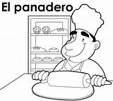 Panadero Oficios Emprendimiento Oficio Panaderos Preescolar Artículo Whatsappare Seleccionar Grado Profesiones sketch template