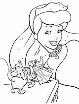 Cinderella Coloring Mice Pages Slipper Dress Glass Disney Popular 2d Book Princess Getcolorings Dresses Coloringhome Comments sketch template