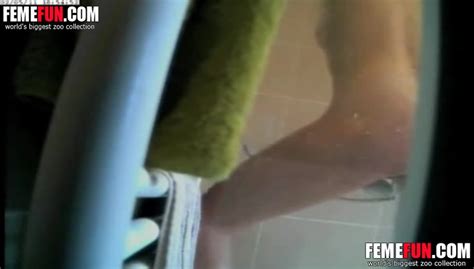 hidden cam caught i heard my wife masturbating in the shower and
