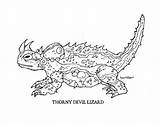 Thorny Devil Coloring Clipart Book Lizard Drawings Still Available Hartter Blogthis Email Twitter sketch template