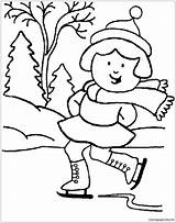 Winter Coloring Pages Colouring Printable Color Season Girls Kindergarten Kids Crayola Hockey Rink Scenes Print Sheets Toddlers Sheet Sports Clipart sketch template