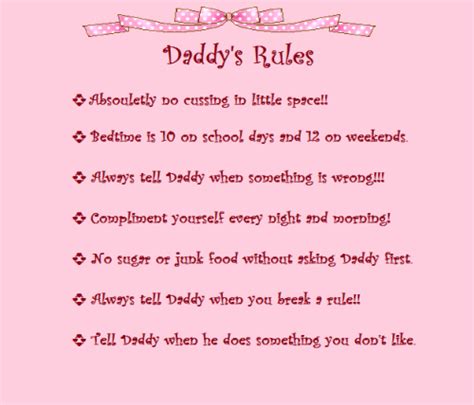 Daddy Rules Daddy Ddlg Punishment