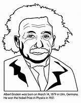 Einstein sketch template