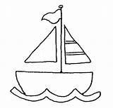 Sailboat Cliparting sketch template