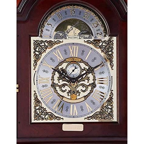 howard miller  jh miller ii floor clock   windsor cherry grandfather timepiece