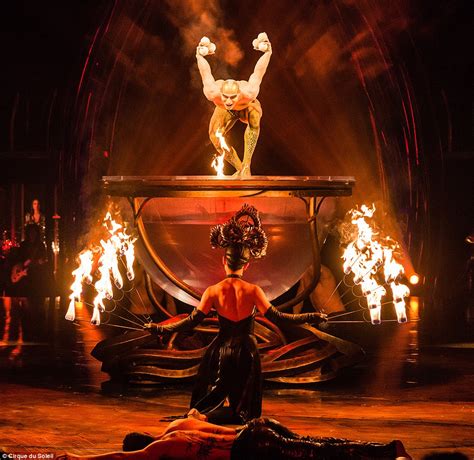 cirque du soleil celebrates  years  londons royal albert hall daily mail