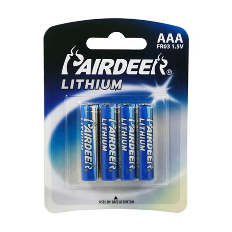 fr aaa lithium battery