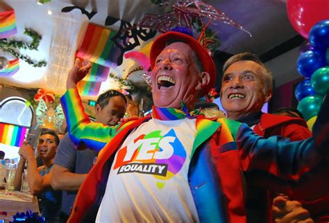 emphatic australian yes to same sex marriage shine news