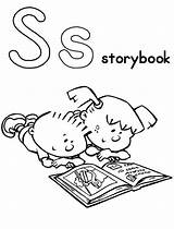 Pages Book Story Coloring Storybook Colouring Getdrawings Alphabet Drawing Template sketch template