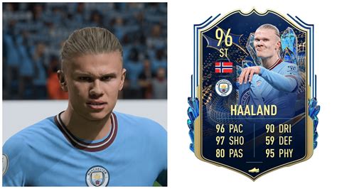 fifa  leaks reveal erling haaland   upcoming premier league tots card