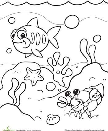 sea coloring  painting pages ideas coloring pages