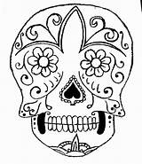 Mandalas Calaveras Mexicanas Muertos Clipartmag Espiritual Conmemoración sketch template