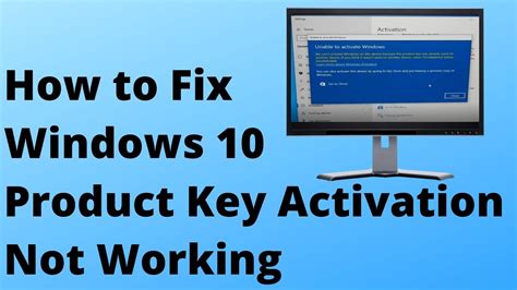 How To Fix Windows 10 Product Key Activation Not Working Youtube