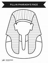 Pharaoh Coloring Egyptian Egypt Ancient Pages Pharaohs Craft Template Print Clipart Egyptabout Activities Activity Printable Mask Kids Crafts Face Bible sketch template