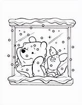 Pooh Kerst Poeh Winnie sketch template