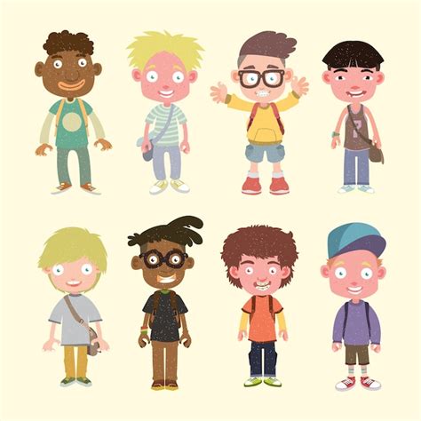 premium vector kids characters