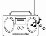 Coloring Radios Radio Pages Coloringcrew Cassette Jonathan Sonia Kylee Registered User sketch template