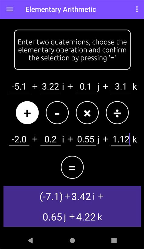 github lenalibonquaternion calculator  android calculator app