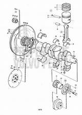 Exploded Drawing Schematic Volvo Penta Mechanical Engineering Technical Choose Board Crankshaft Related Parts Sketch Industrial Drawings sketch template