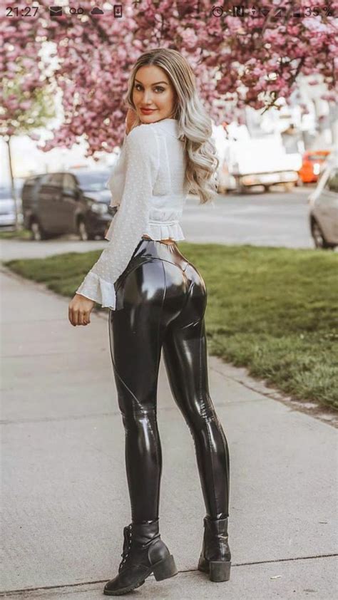 Pvc Leggings Leather Leggings Outfit Sexy Leather Outfits Shiny