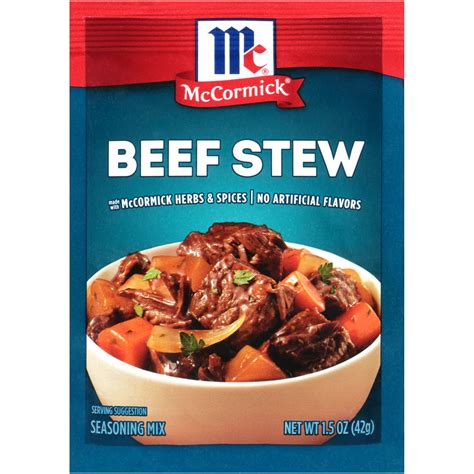 mccormick classic beef stew seasoning mix packet  oz walmartcom