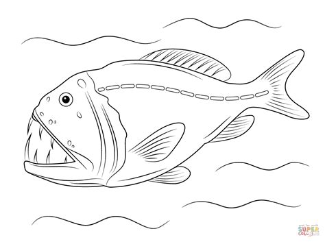 deep sea fish coloring pages  coloring pages coloring home