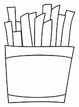 Fries Frite Template Peace Recherche Depuis sketch template
