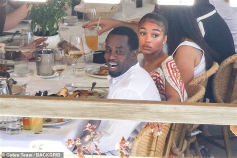 P Diddy Cozies Up To Steve Harvey S Step Daughter Lori As He Joins Then