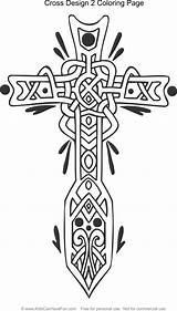 Cross Celtic Coloring Pages Kidscanhavefun Sticker Adult Stickers Designs Color Cool Ornate Getdrawings Drawing Kids sketch template