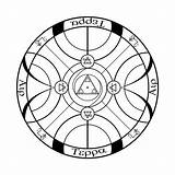 Alchemy Undying Transmutation Circles sketch template