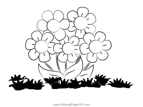 beautiful flowers coloring page  kids  flower pots printable