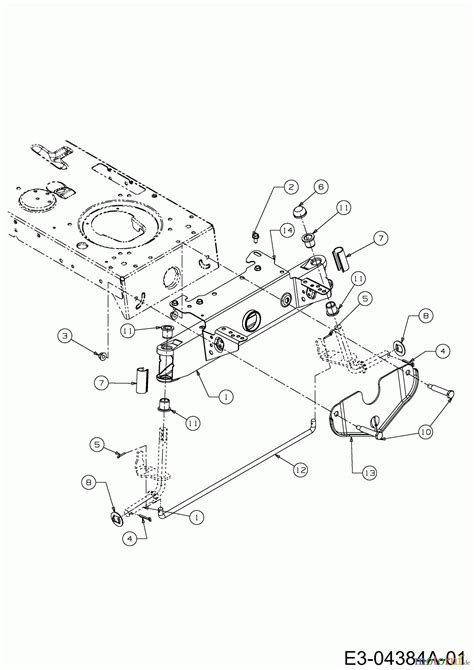 mtd lawn tractors  rl acf  front axle serial nob listas de piezas de