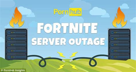 fortnite pornhub searches skyrocketed when servers went down daily mail online