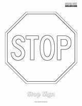 Stop Coloring Sign Pages Fun sketch template