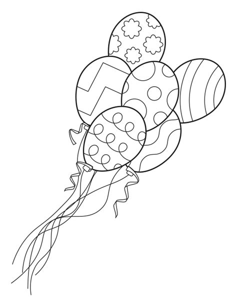 printable balloons coloring page    https
