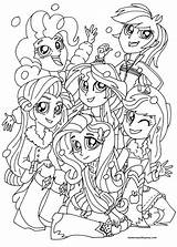 Pony Little Coloring Pages Christmas Equestria Girl Play Gamesmylittlepony sketch template