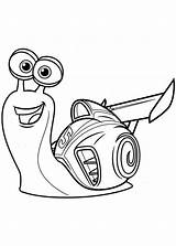 Turbo Coloring Pages Snail Drawing Schnecke Printable Sketch Kleine Getdrawings Traum Grosser Kids Template sketch template