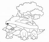 Torterra Pokemon Pages Colorir Colouring sketch template
