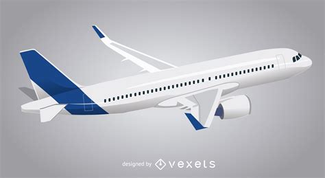 isolated plane illustration vector