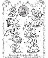 Coloring Pages Little Mane Rainbow Power Six Pony Colorkid Mlp Choose Board Royal Ponies Dances sketch template
