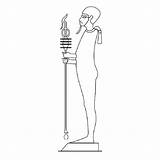 Witchcraft Ptah Gods sketch template