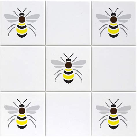 bees stencil bee craft template craftstar